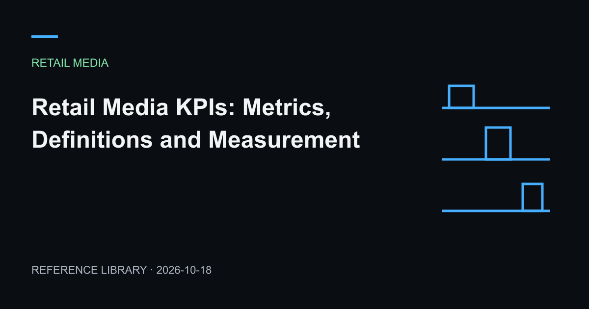 Retail Media KPIs: Metrics, Definitions and Measurement — article preview