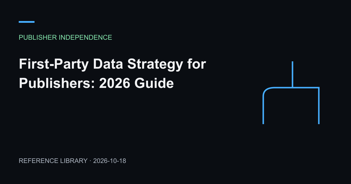 First-Party Data Strategy for Publishers: 2026 Guide — article preview