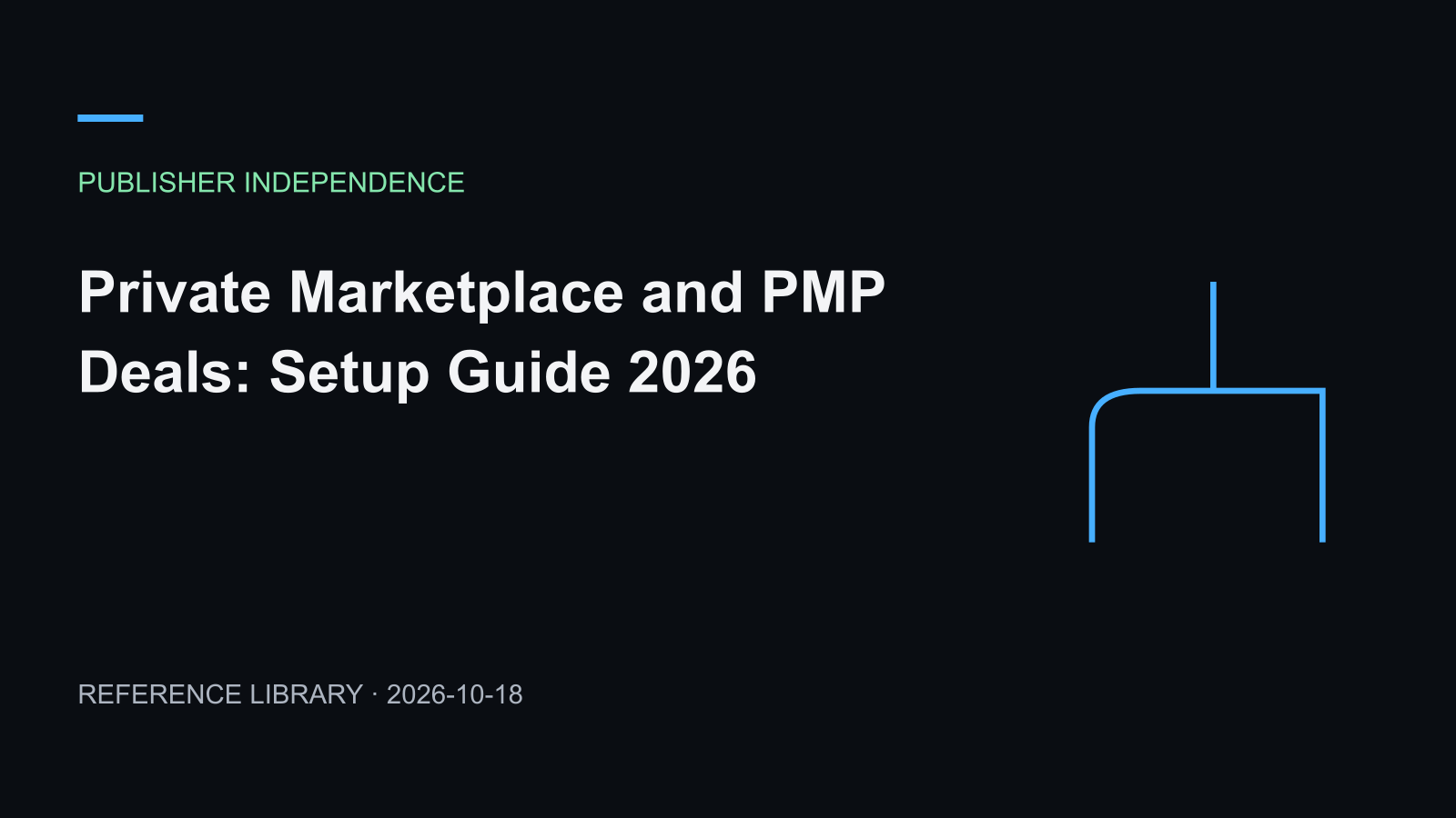 Private Marketplace and PMP Deals: Setup Guide 2026