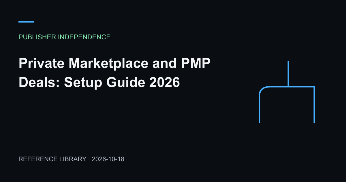 Private Marketplace and PMP Deals: Setup Guide 2026 — article preview