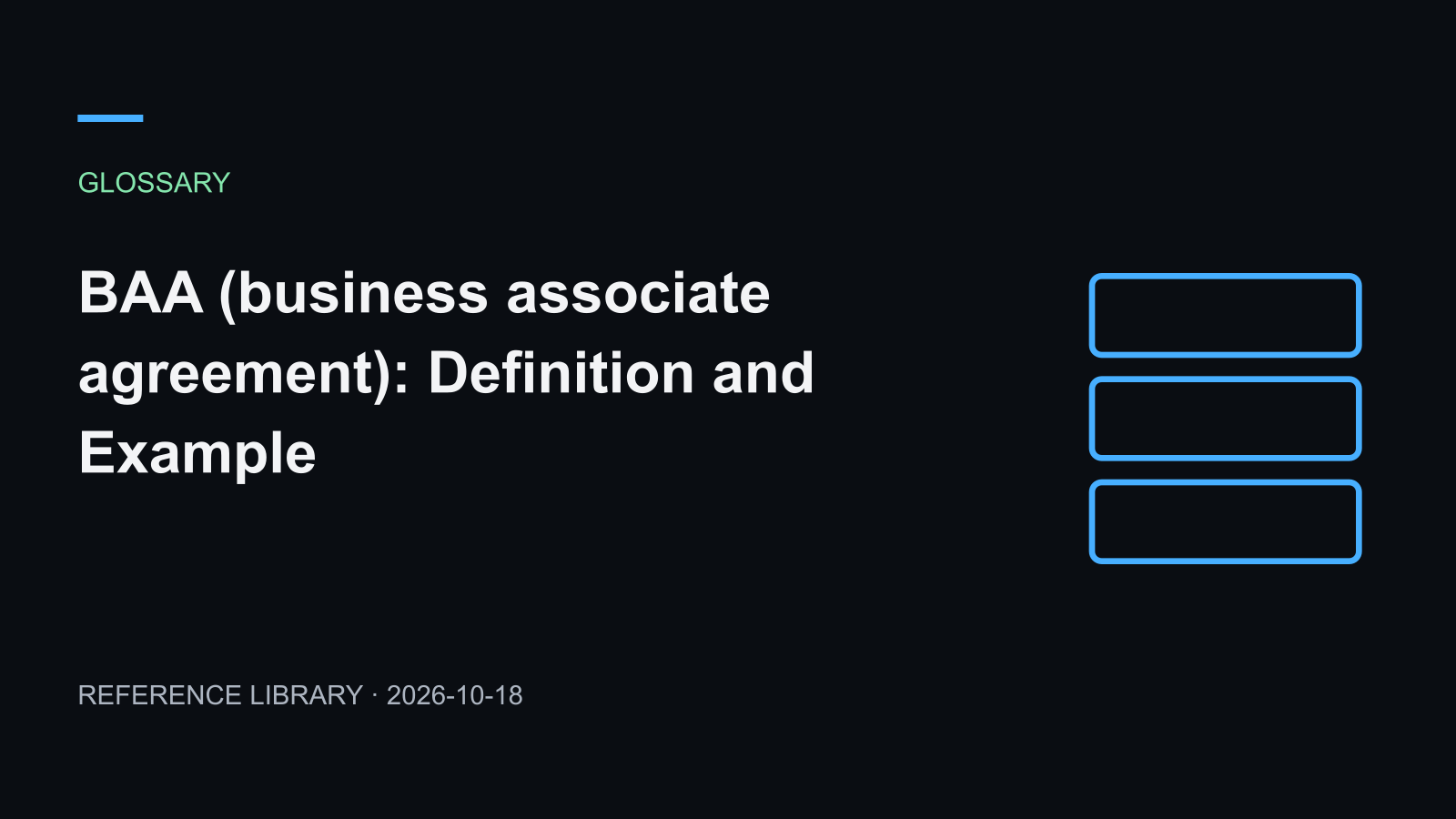 BAA (business associate agreement)