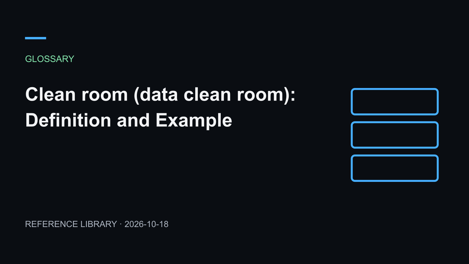 Clean room (data clean room)