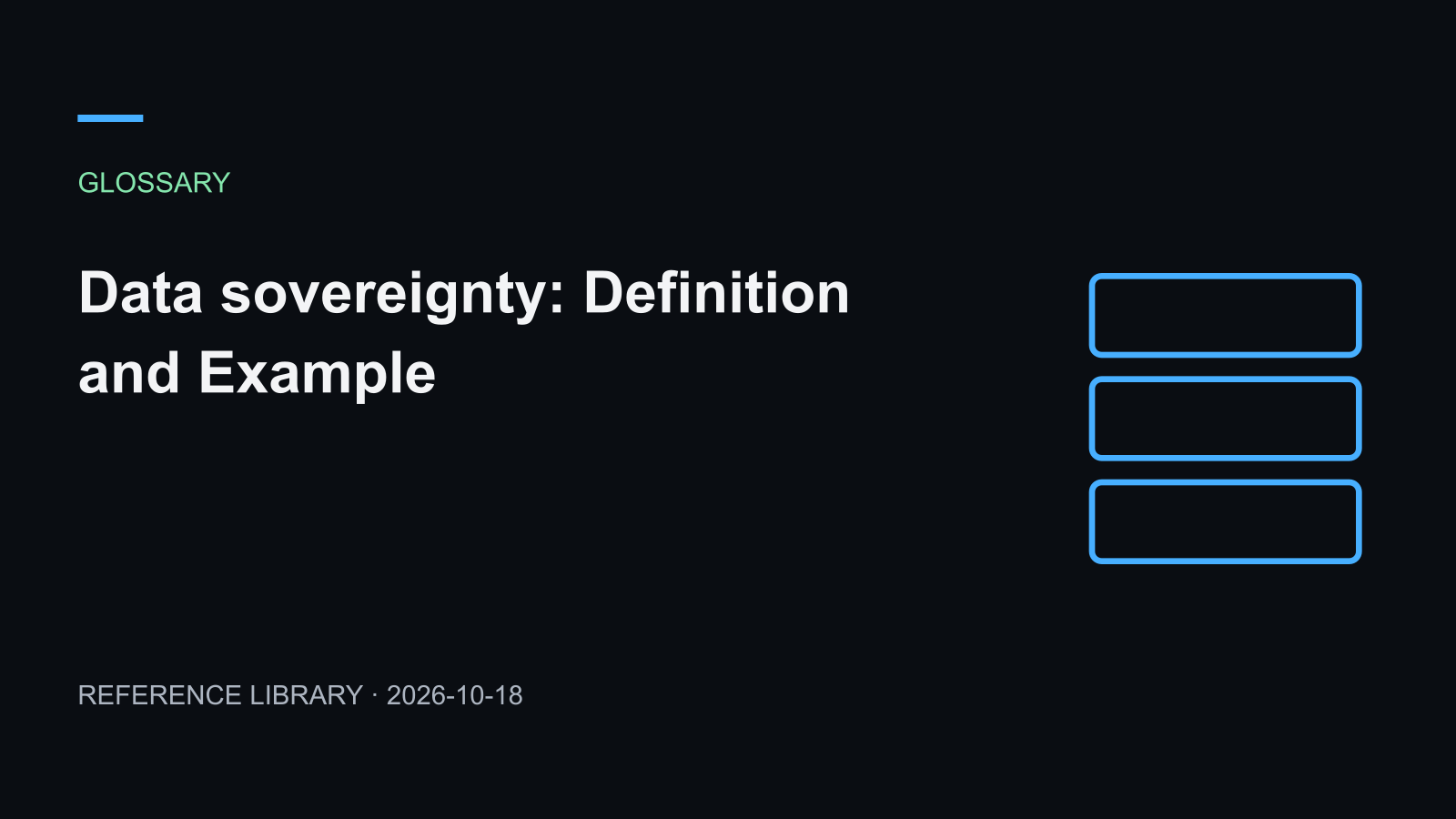 Data sovereignty