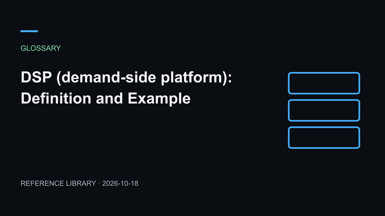 DSP (demand-side platform)