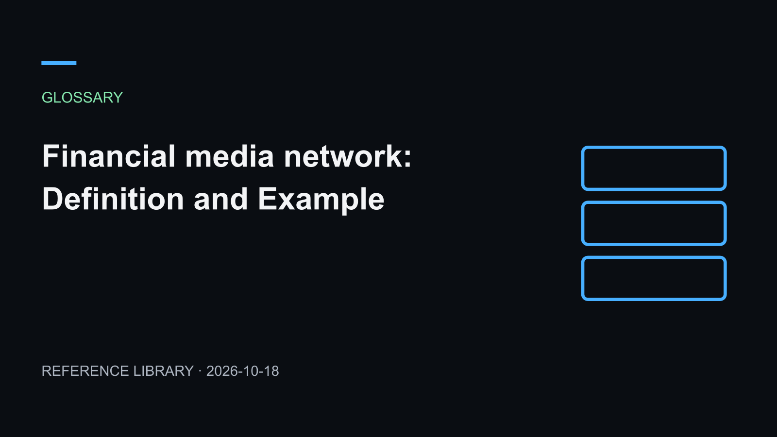 Financial media network