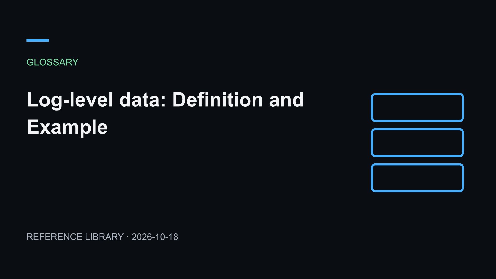 Log-level data