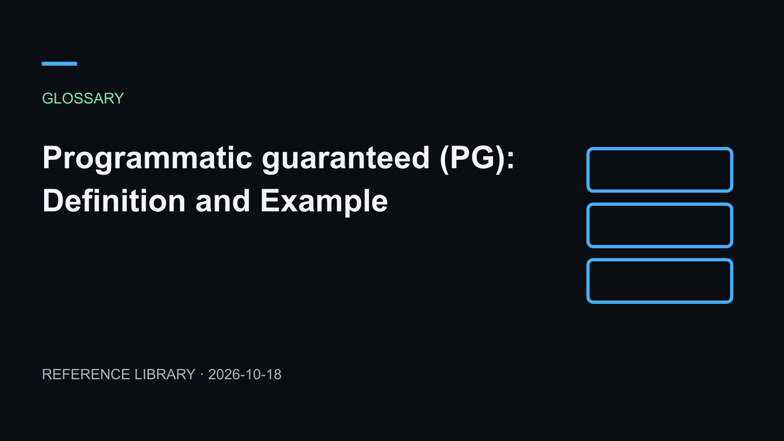 Programmatic guaranteed (PG)