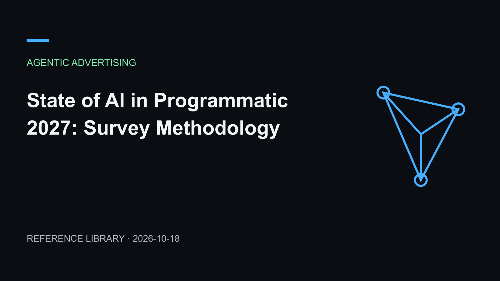 State of AI in Programmatic 2027: Survey Methodology