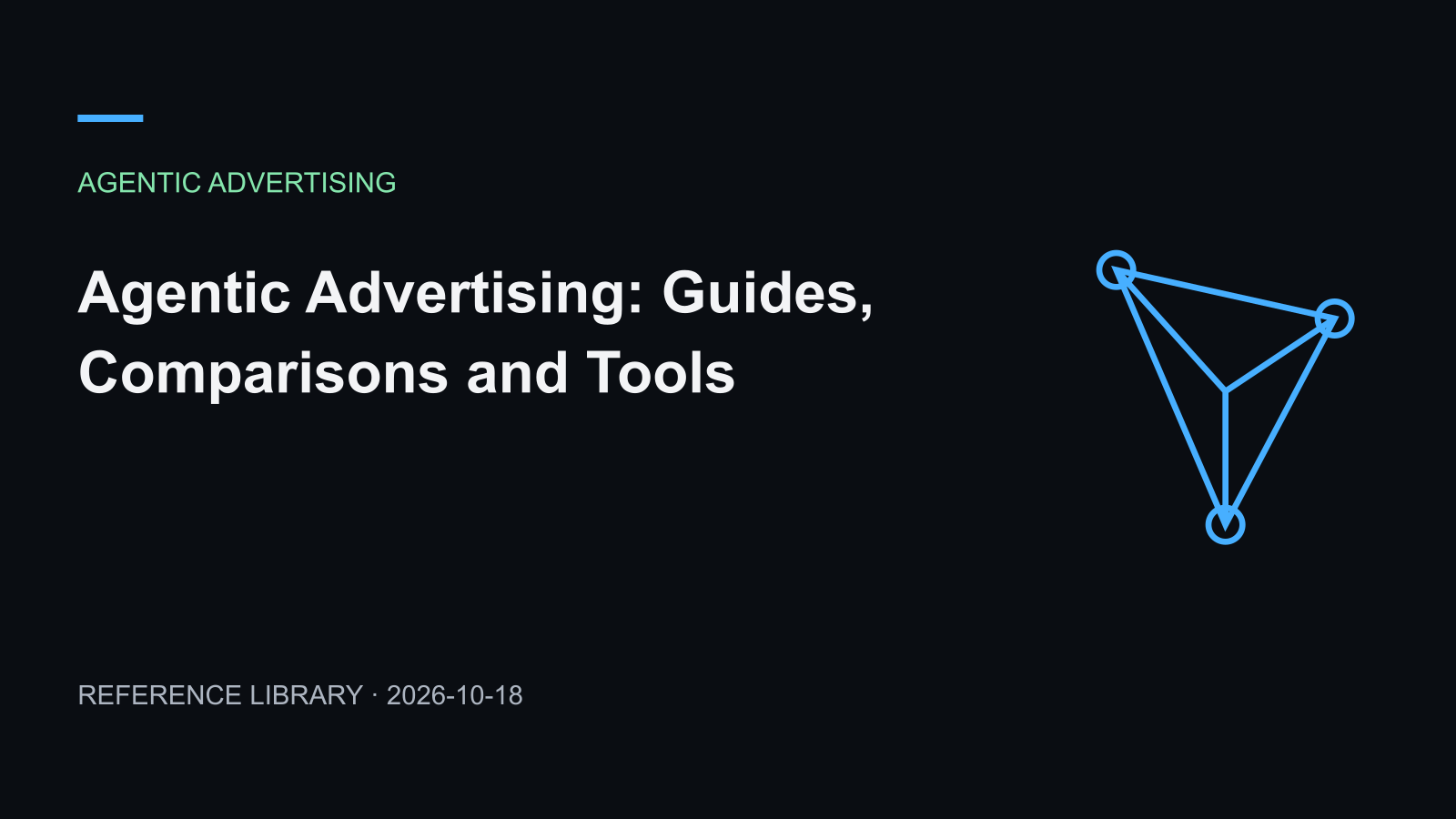 Agentic Advertising: Guides, Comparisons and Tools